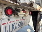 Trailer Chassis with License Plate Light Functional