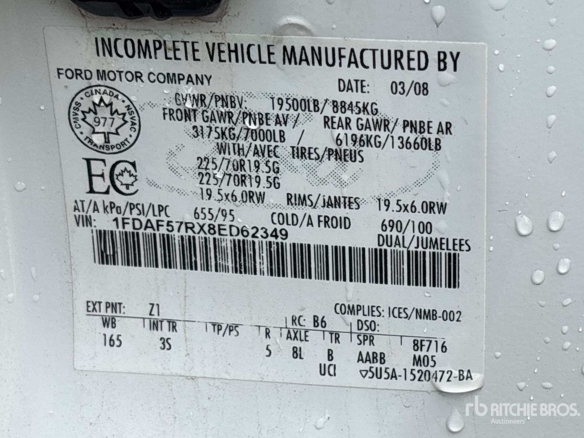 2008 Ford F-550