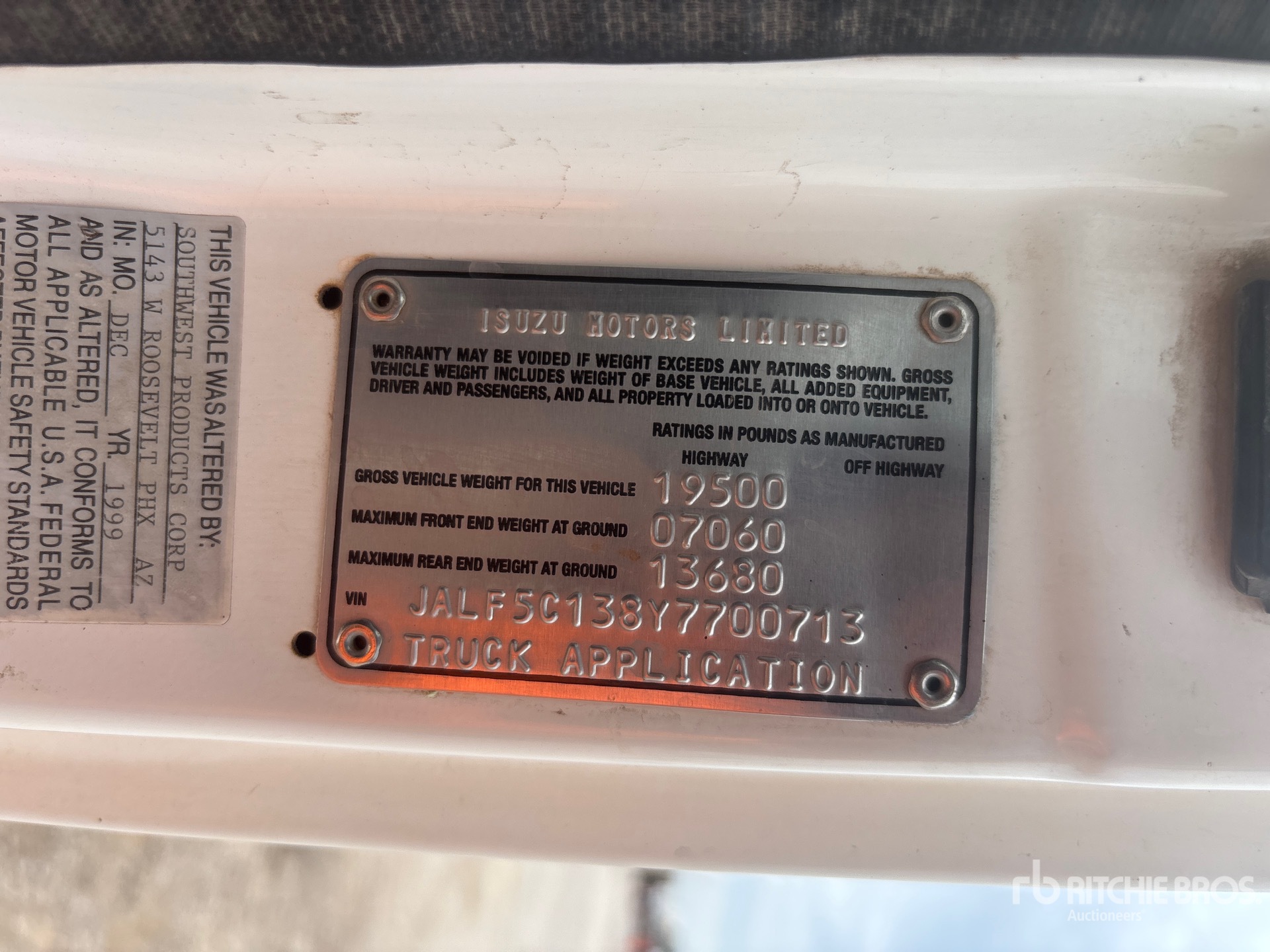 2000 Isuzu FRR