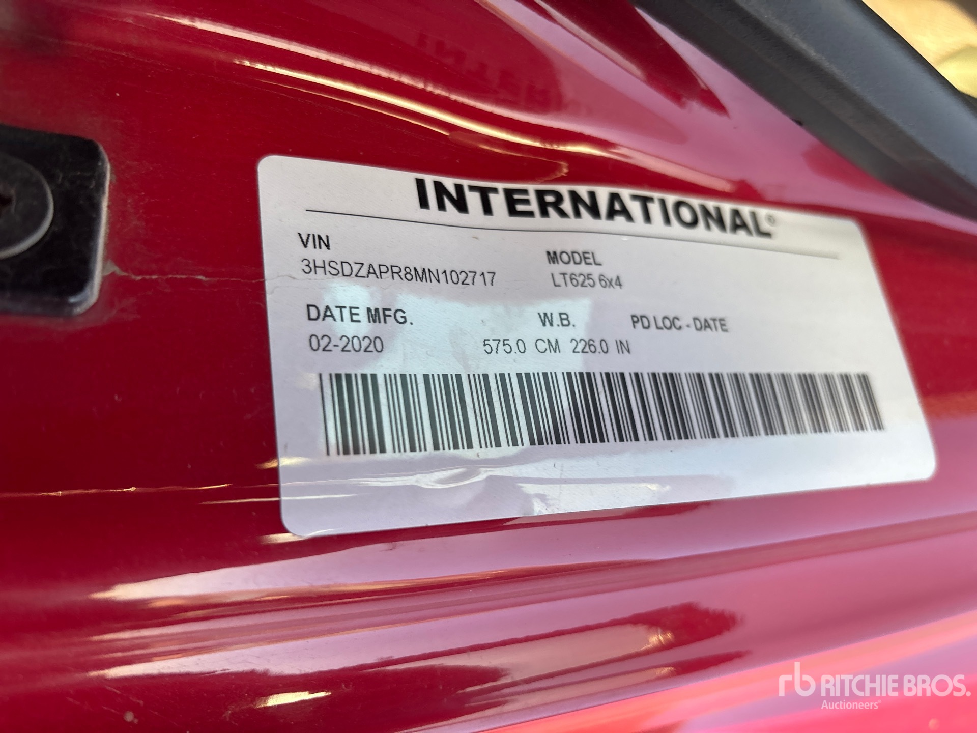 2021 International LT625