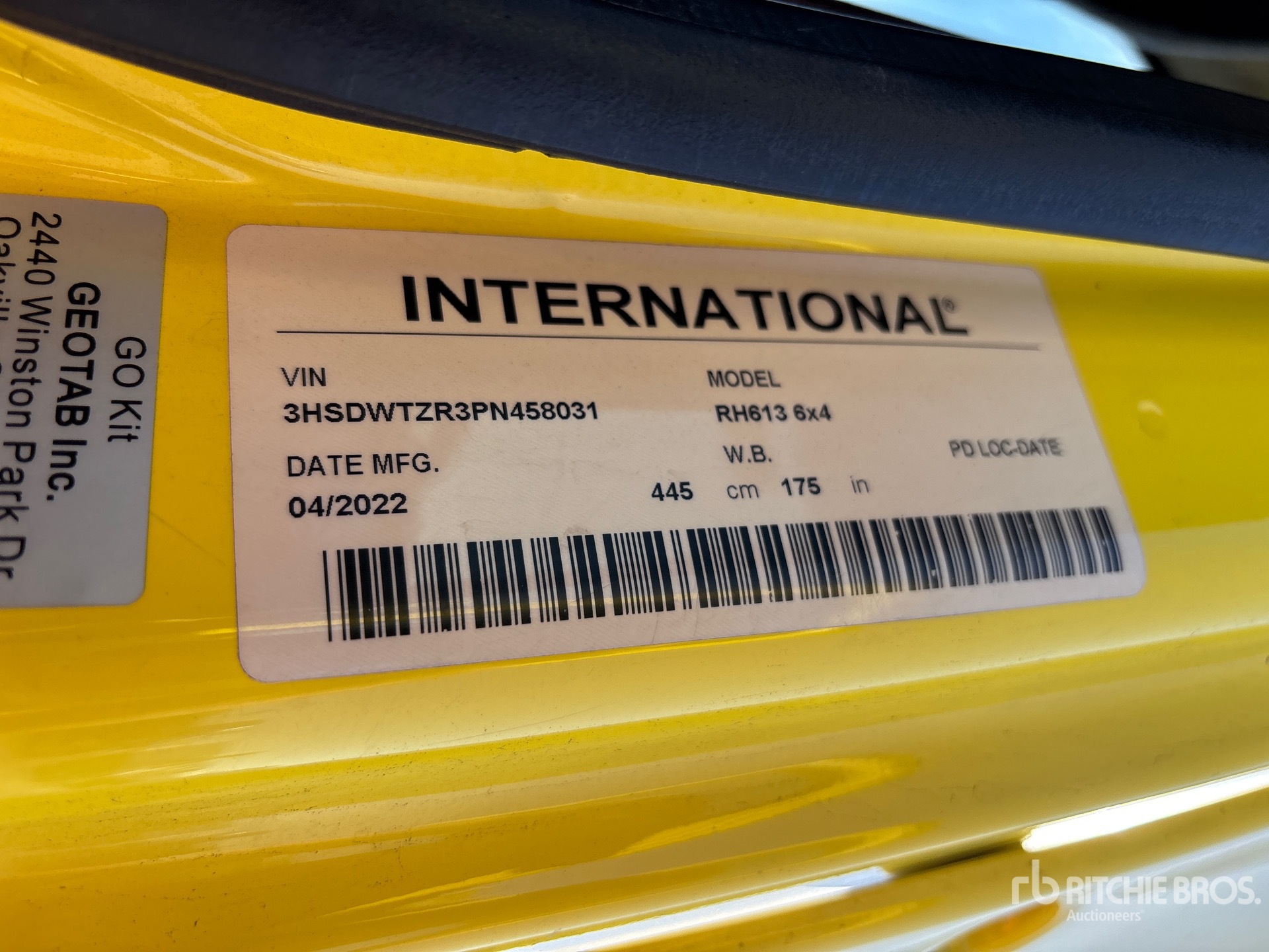2023 International RH613