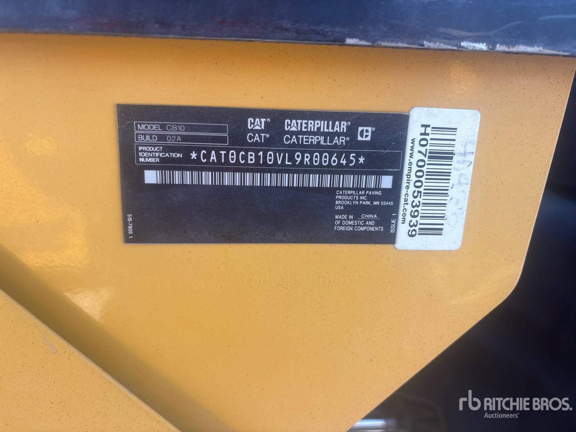 2024 Caterpillar CB10