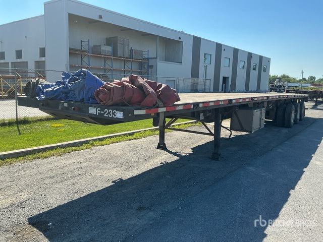 2016 Clark 53 Ft Tri/a Flatbed Trailer