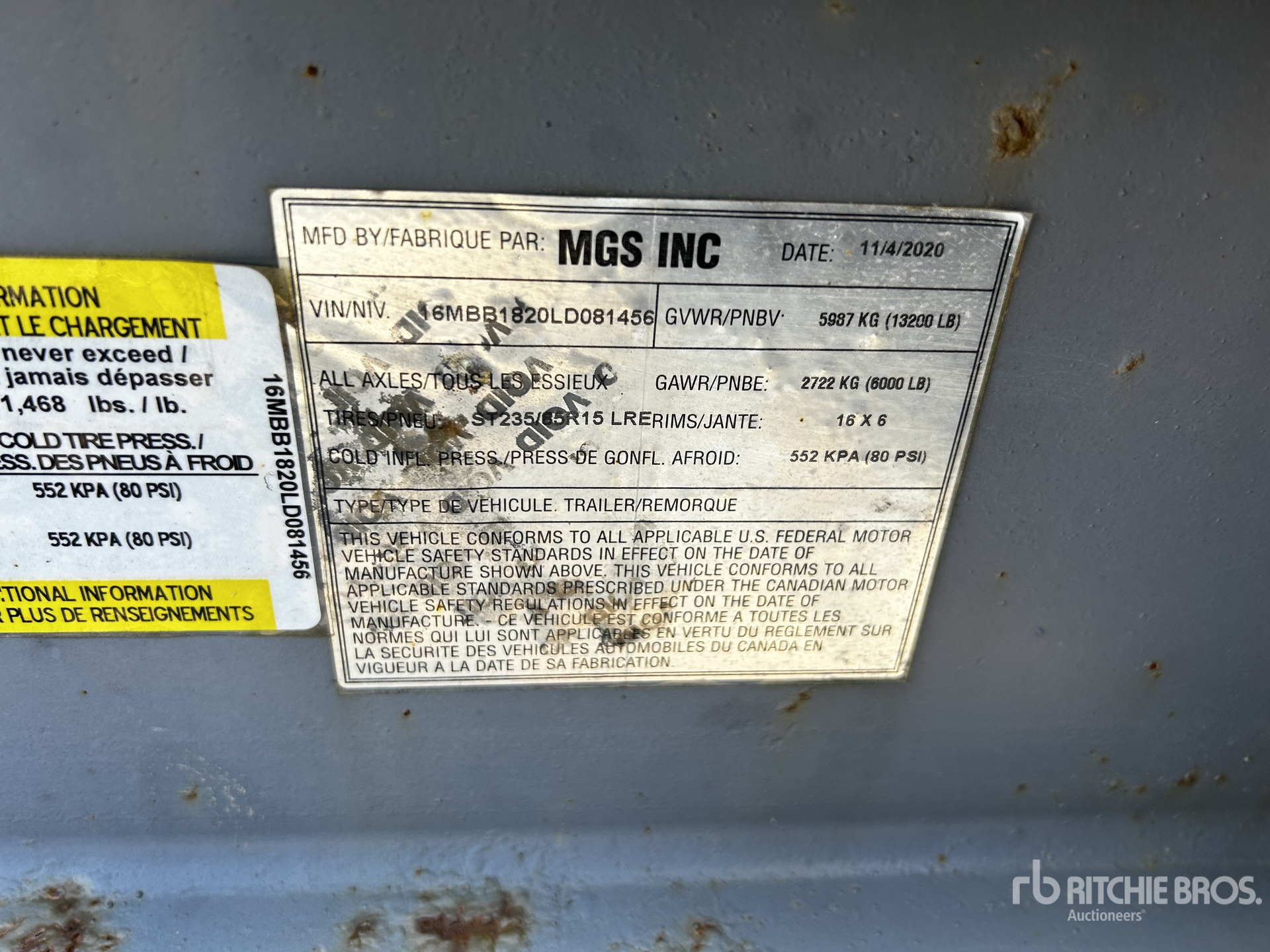2020 Atlas Copco QAS150JDFT4MVT