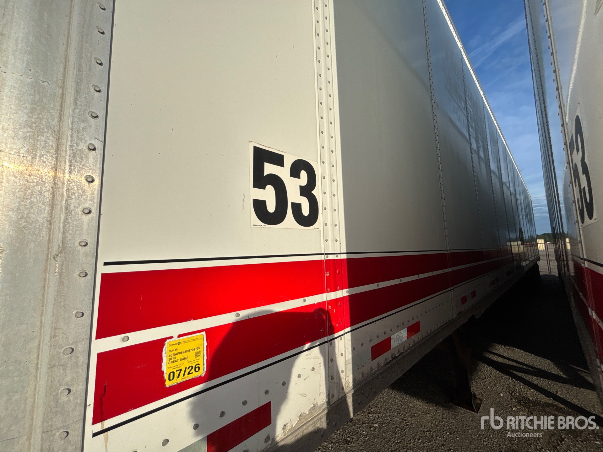 2013 Great Dane 53 FT X 102 IN T/A