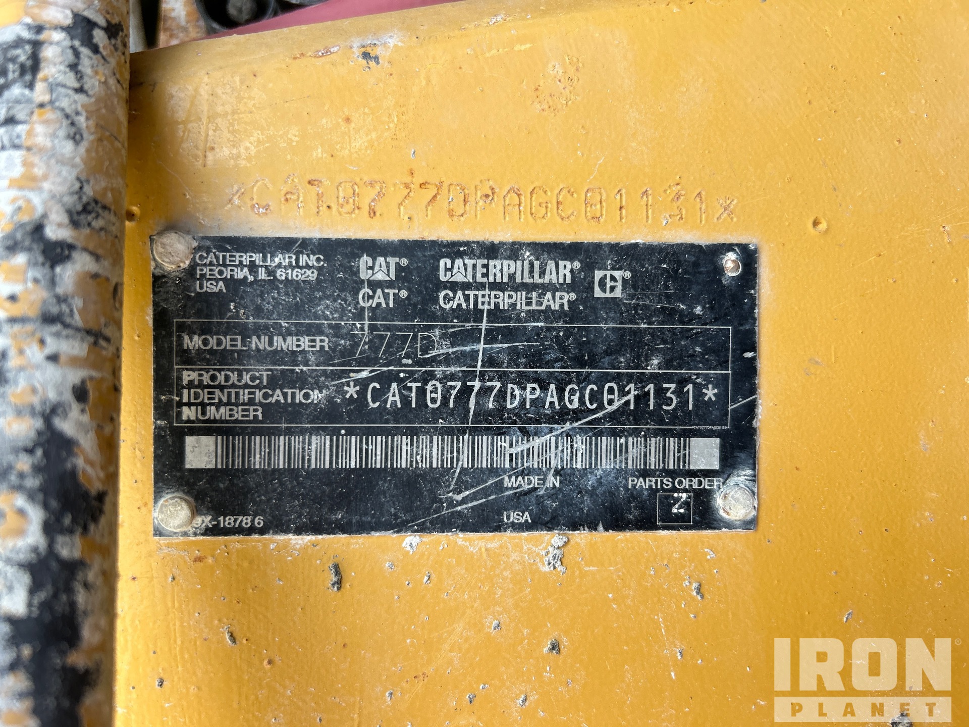 2002 Caterpillar 777D