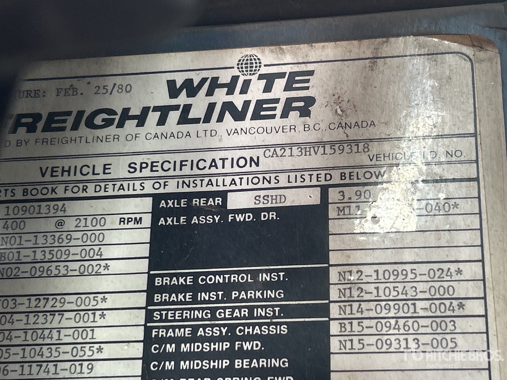 1980 Freightliner T8664T