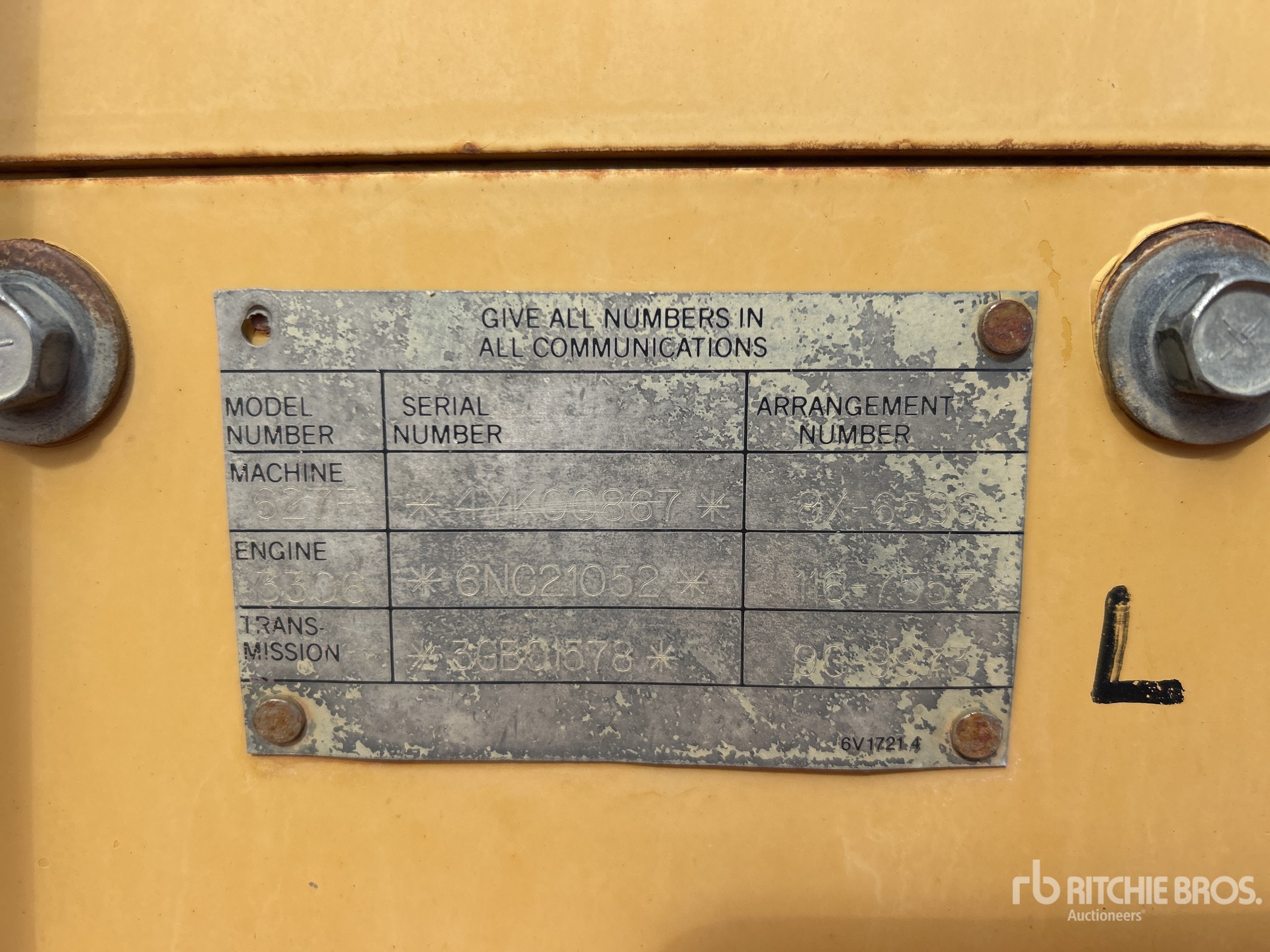 1997 Caterpillar 627F