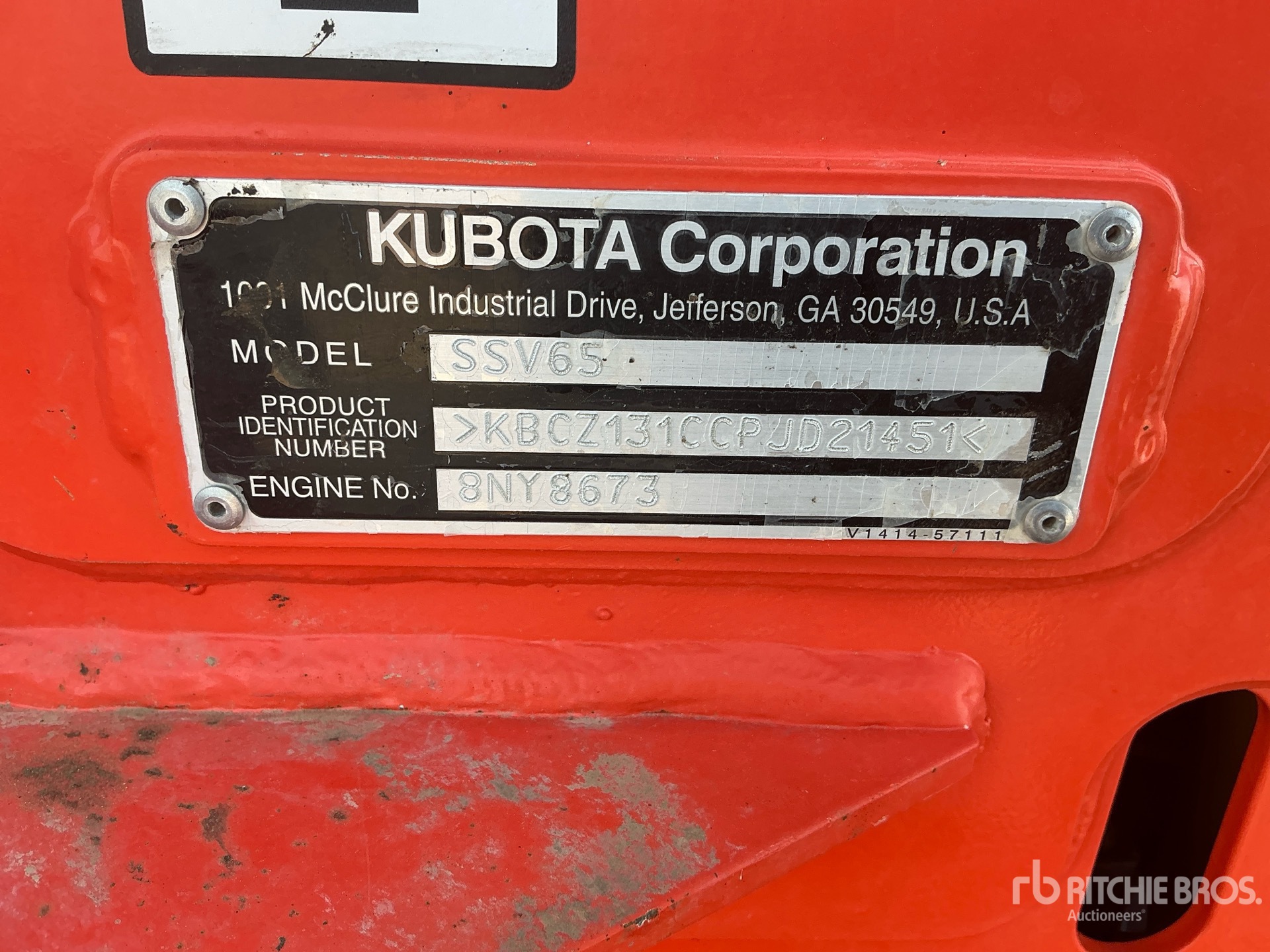 2023 Kubota SSV65