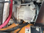 Engine with A/C Compressor