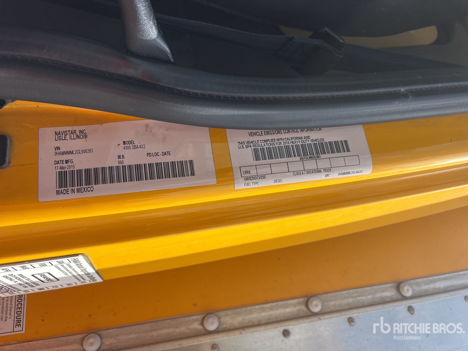 2016 International MA025