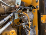 Engine with A/C Compressor