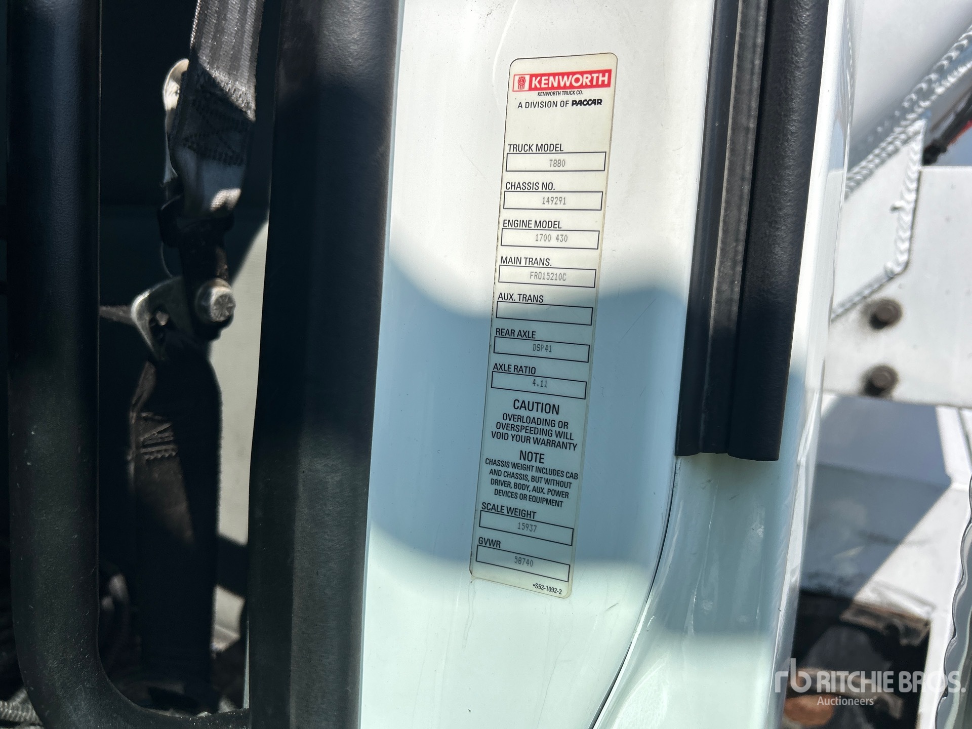 2017 Kenworth T880