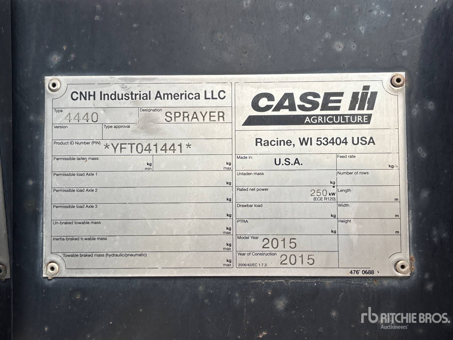 2015 Case Ih PATRIOT 4440