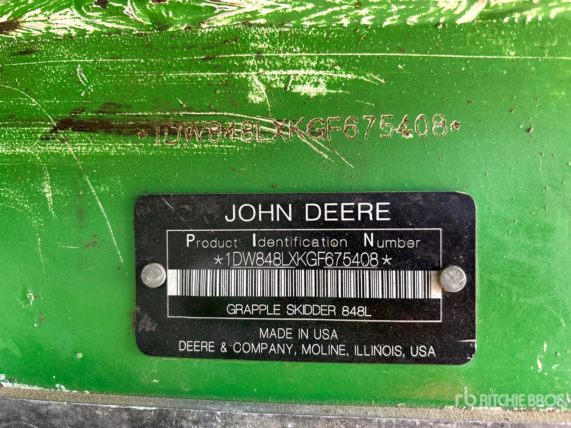 2016 John Deere 848L