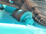Undercarriage with Left Carrier Rollers