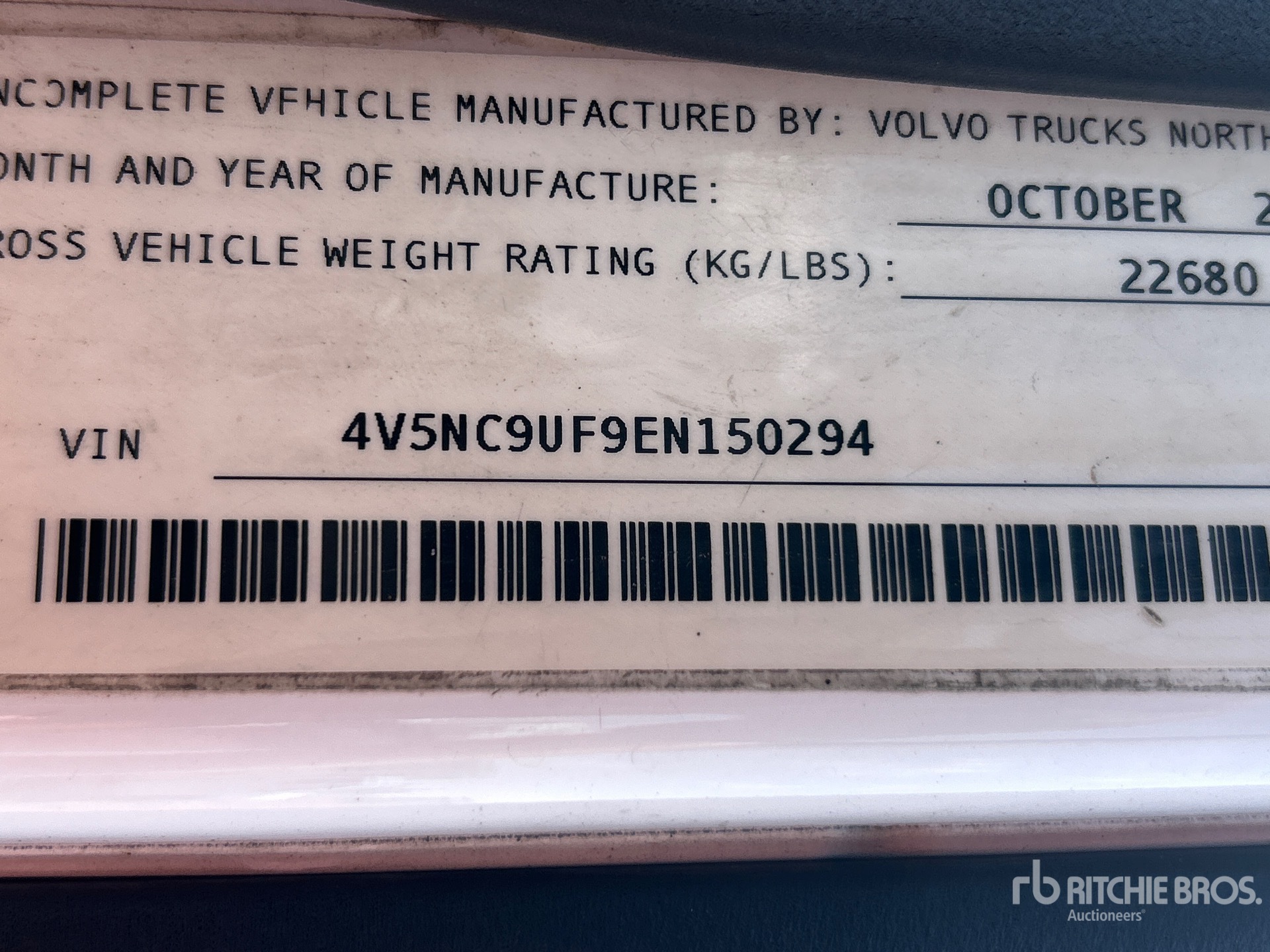 2014 Volvo VNL