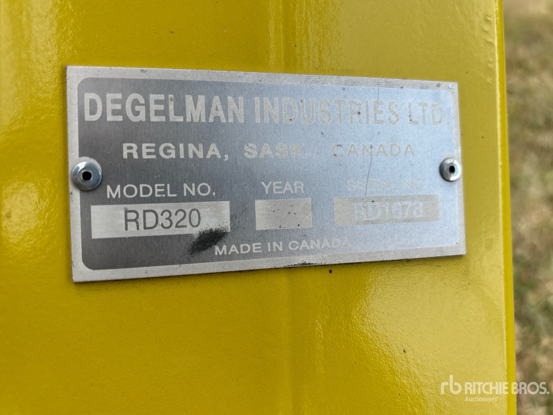 2017 Degelman RD320
