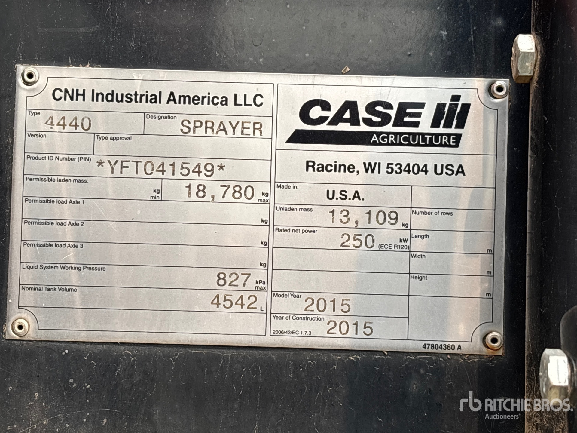 2015 Case Ih 4440