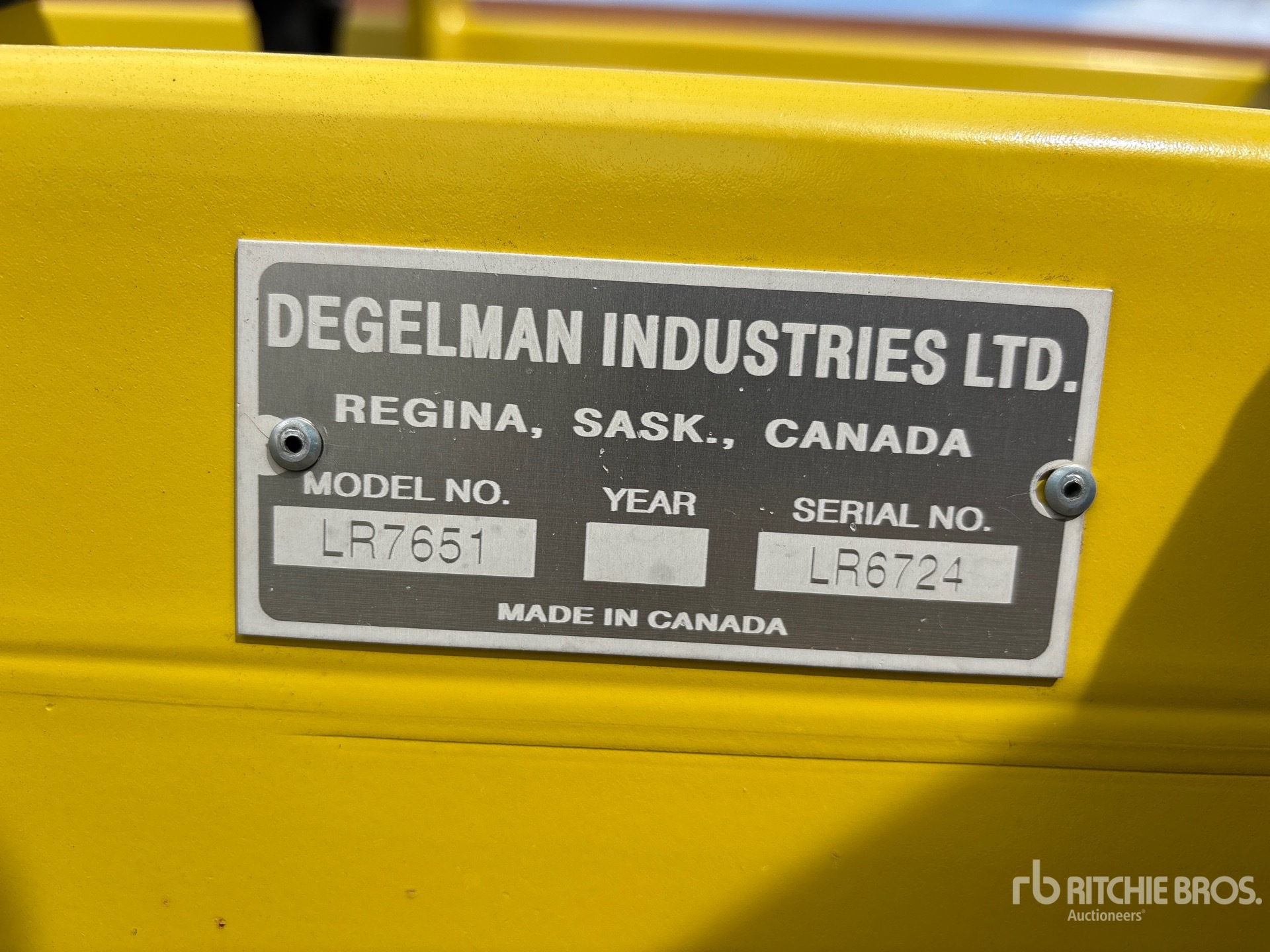 2016 Degelman LR7651
