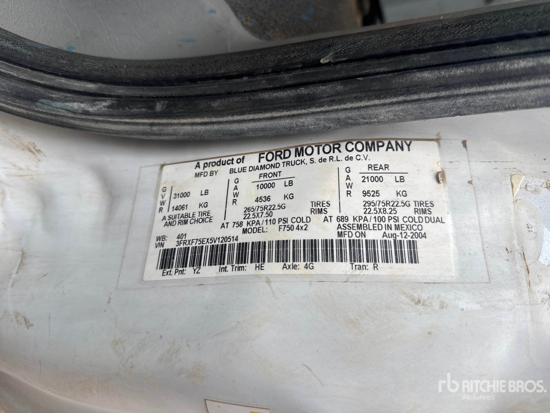 2005 Ford F-750