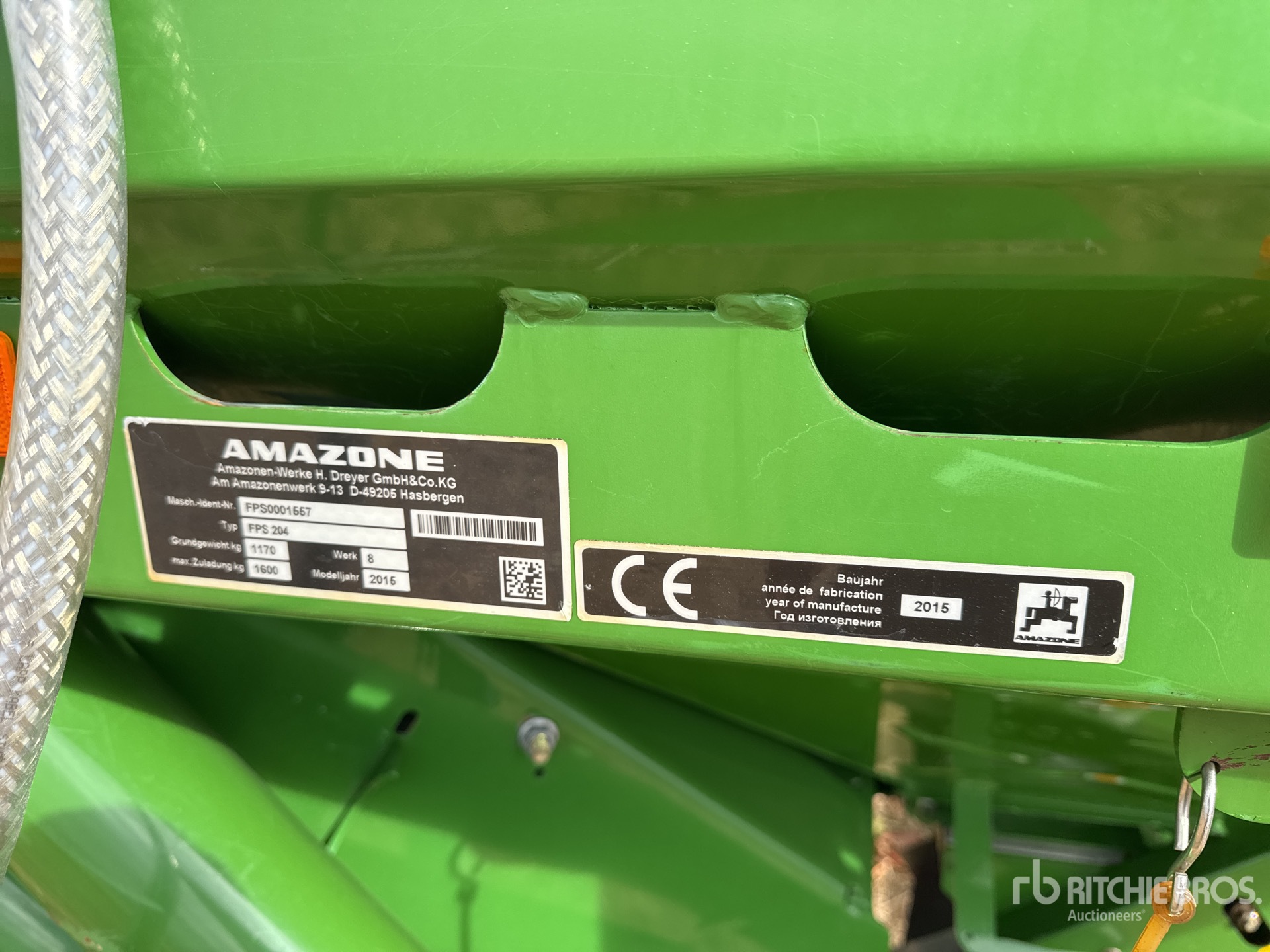 2015 Amazone PS603-2