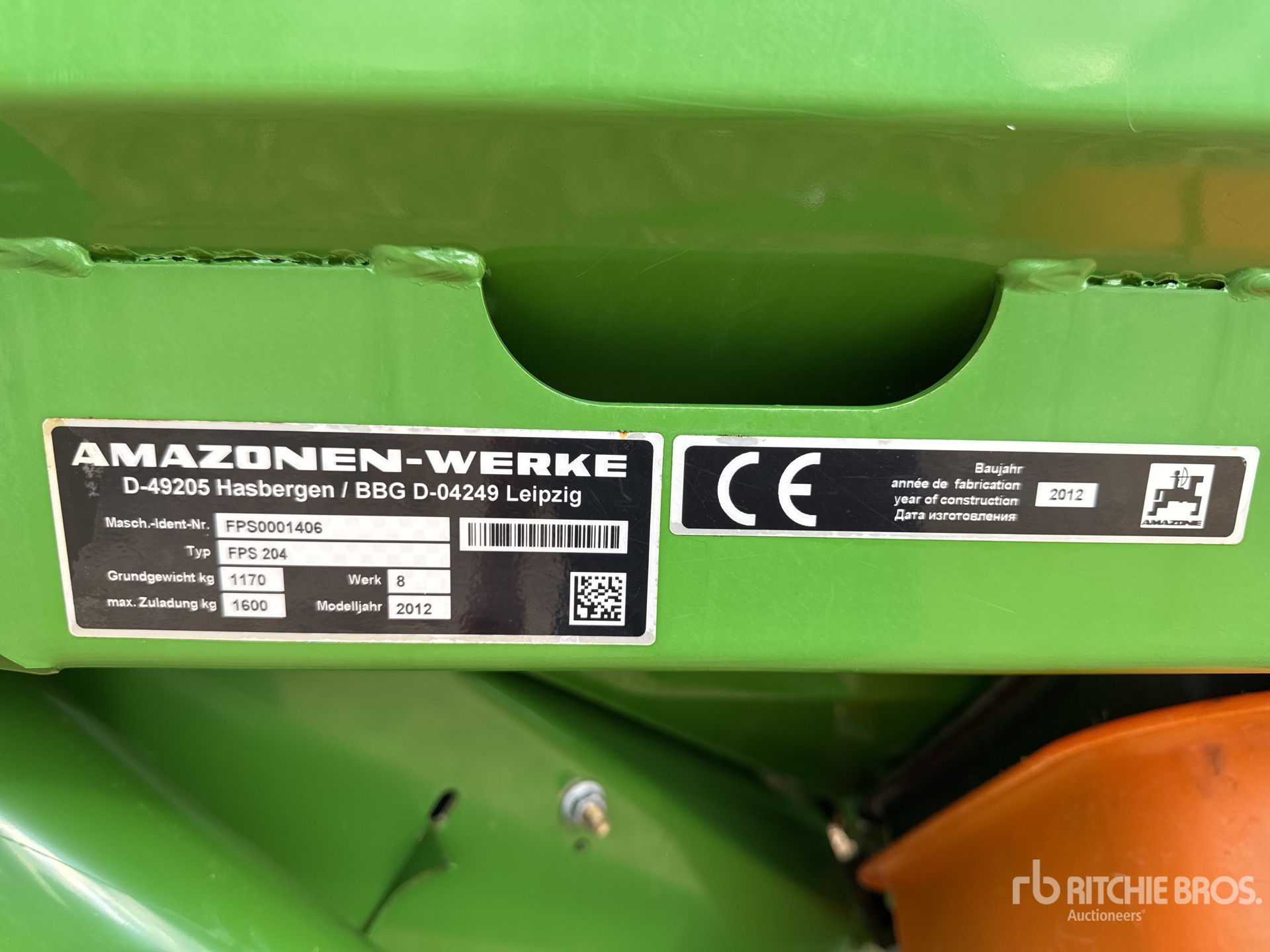 2012 Amazone PS603-2