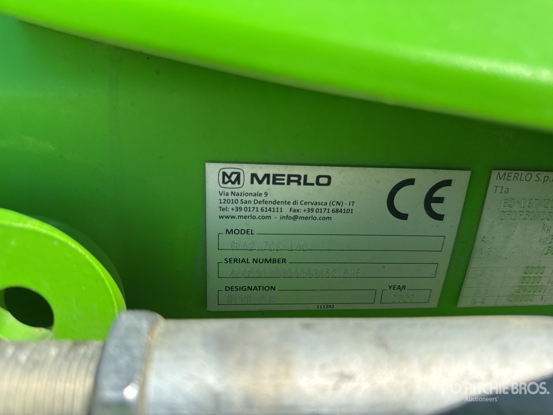 2020 Merlo TF42.7CS-140