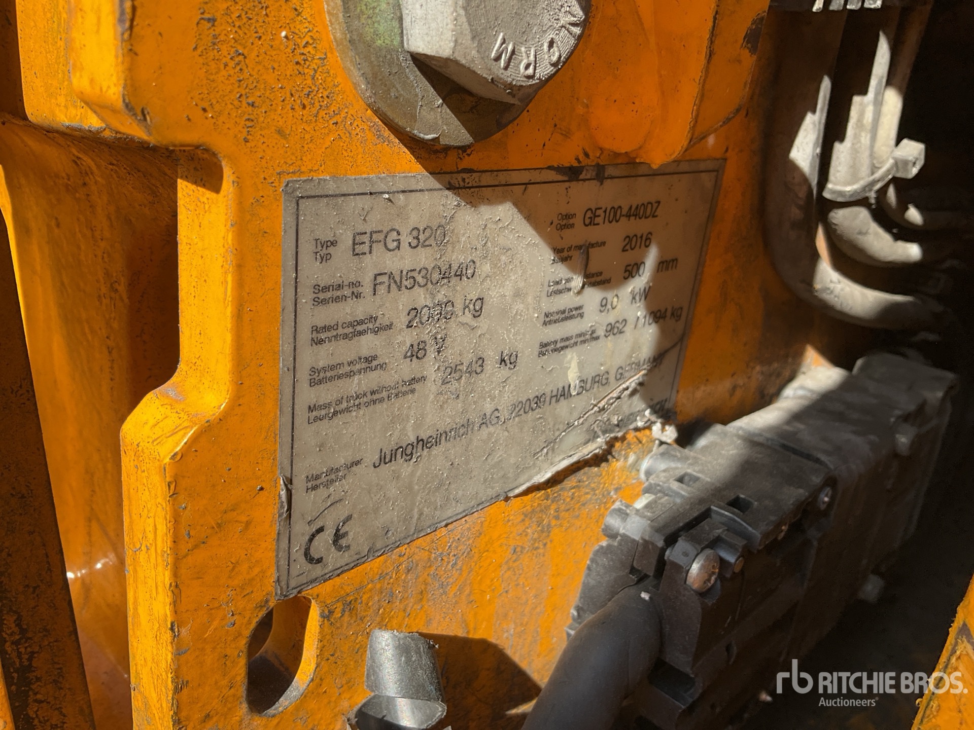 2016 Jungheinrich EFG320