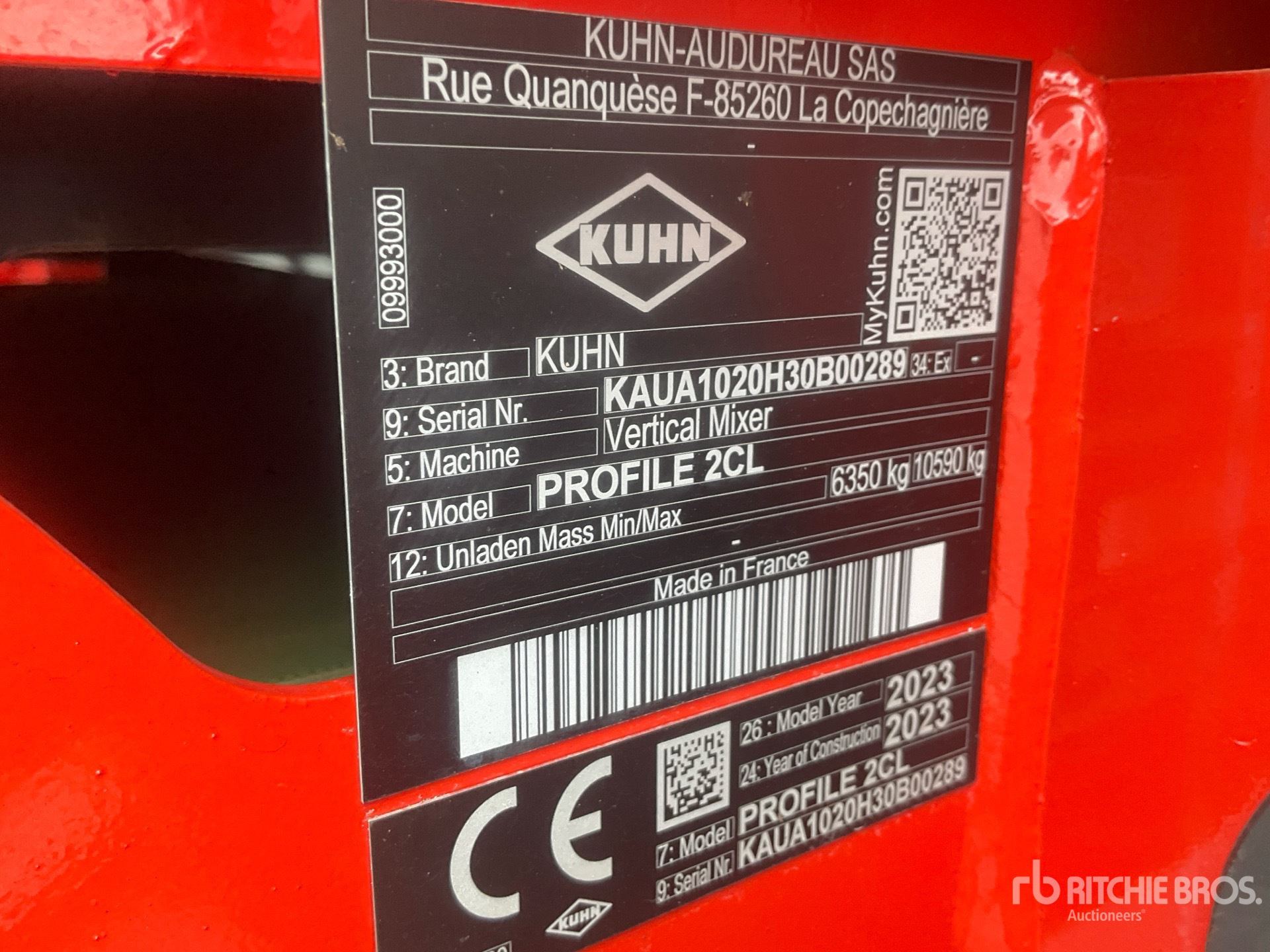 2023 Kuhn PROFILE 22.2 CL