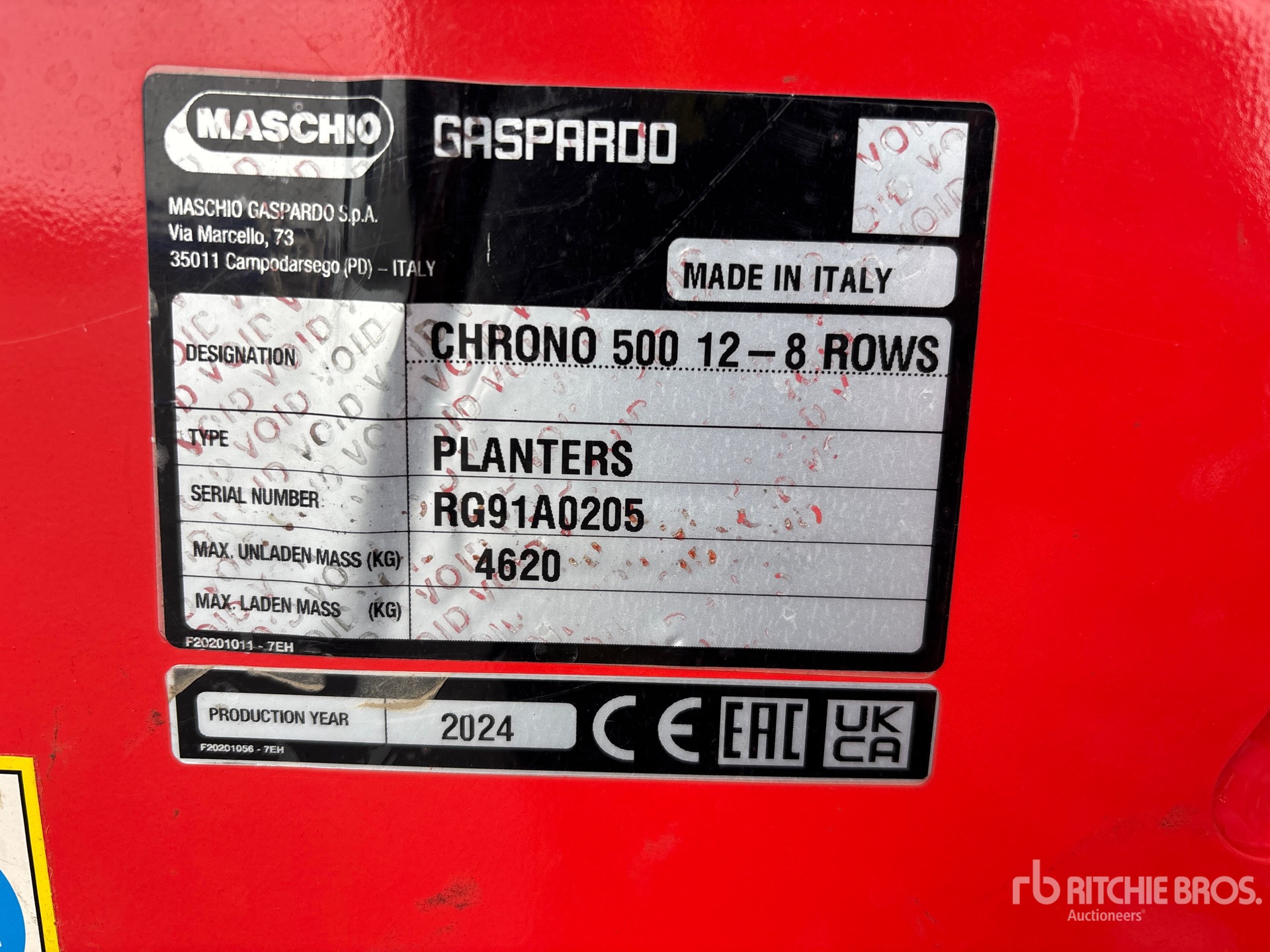 2024 Maschio CHRONO 500