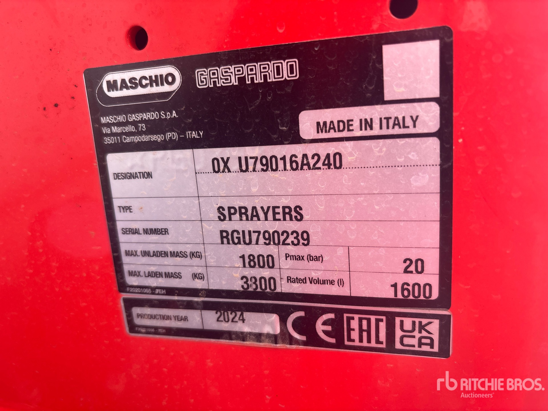 2024 Maschio TEMPO ULTRA ISO