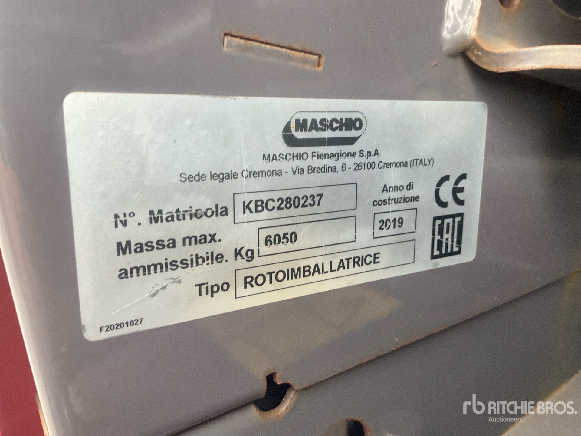 2019 Maschio MONDIALE 120 HT