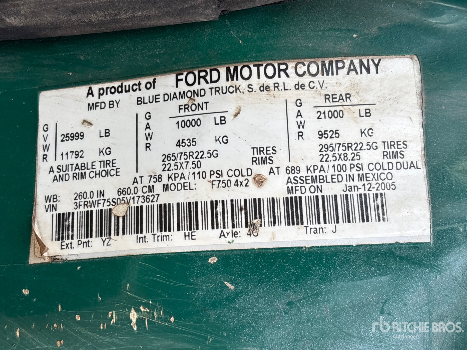 2005 Ford F-750