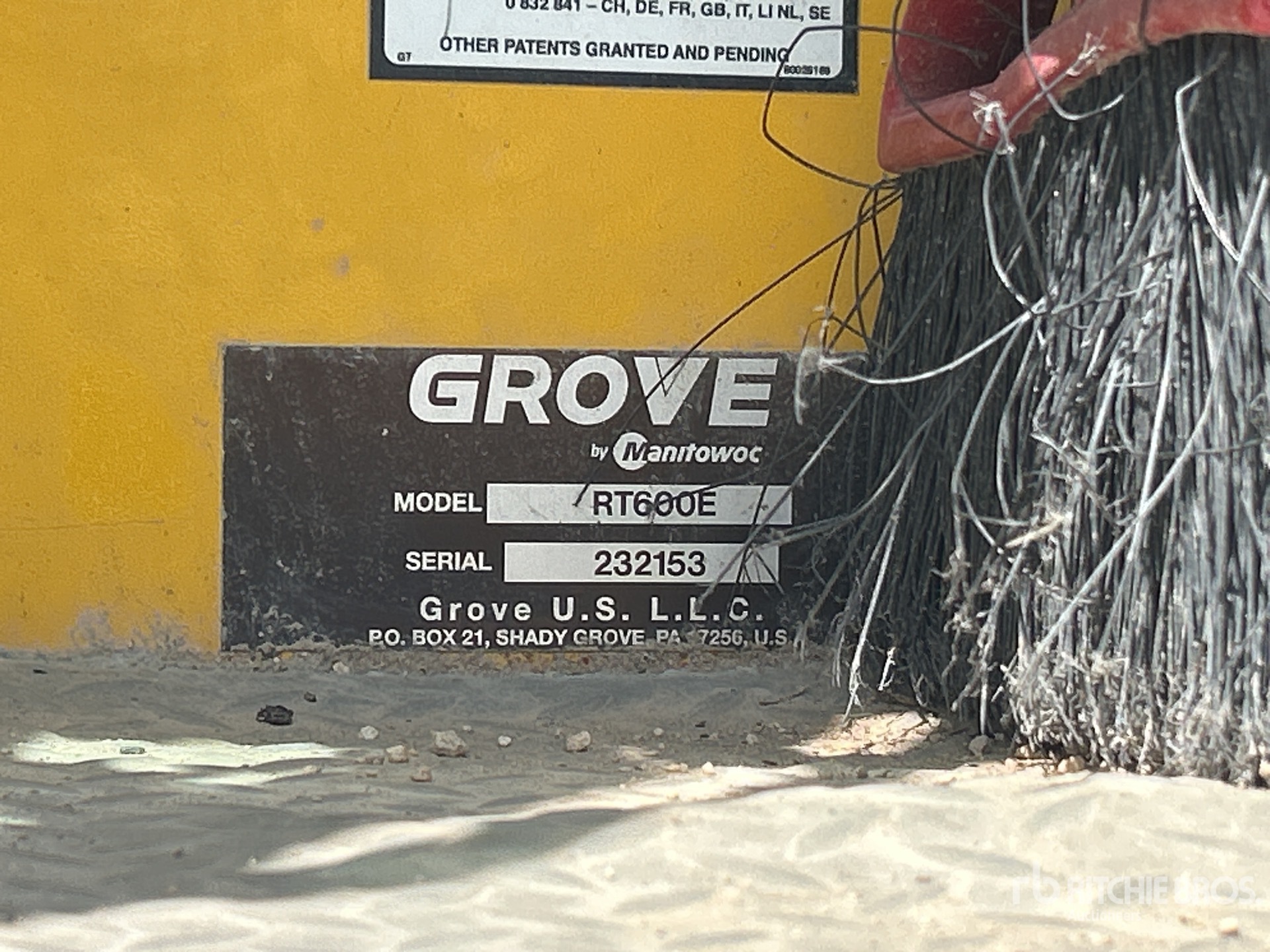 2011 Grove RT600E