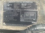 Engine with Emission Label