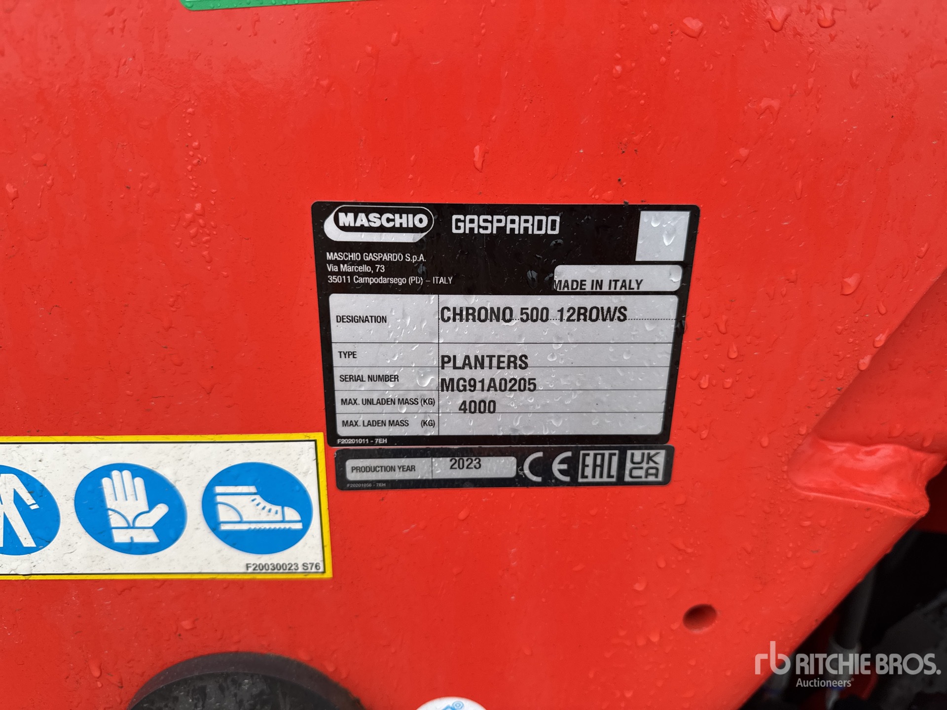 2023 Maschio CHRONO 500 12 R
