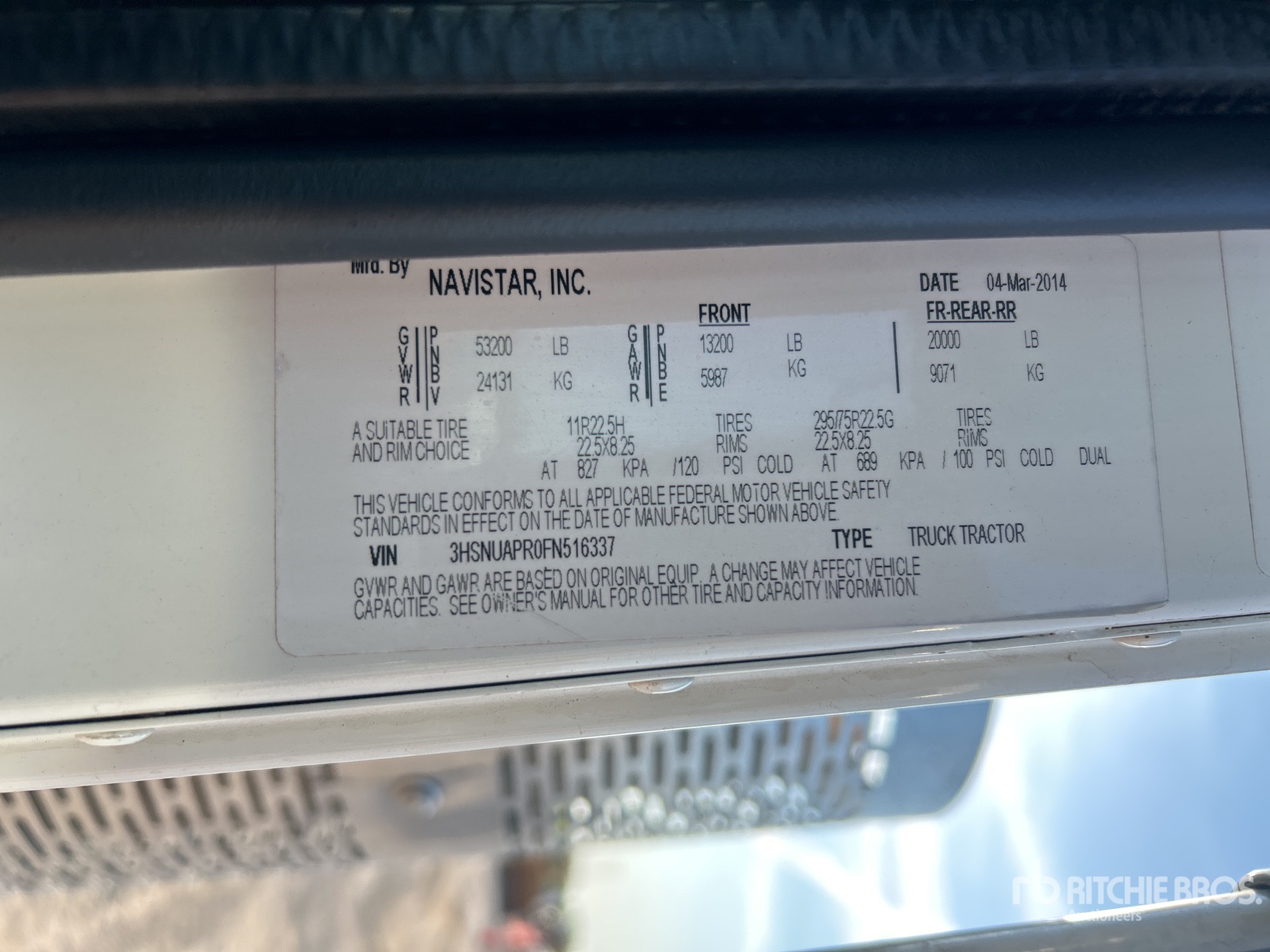 2015 International 5900