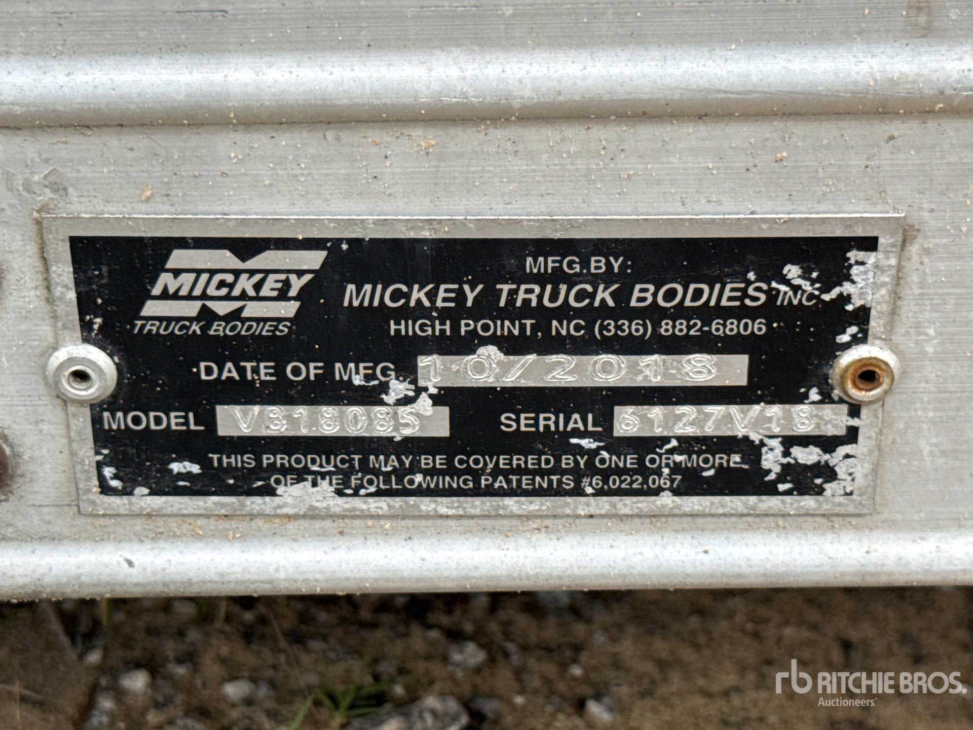 2018 Mickey VB18085