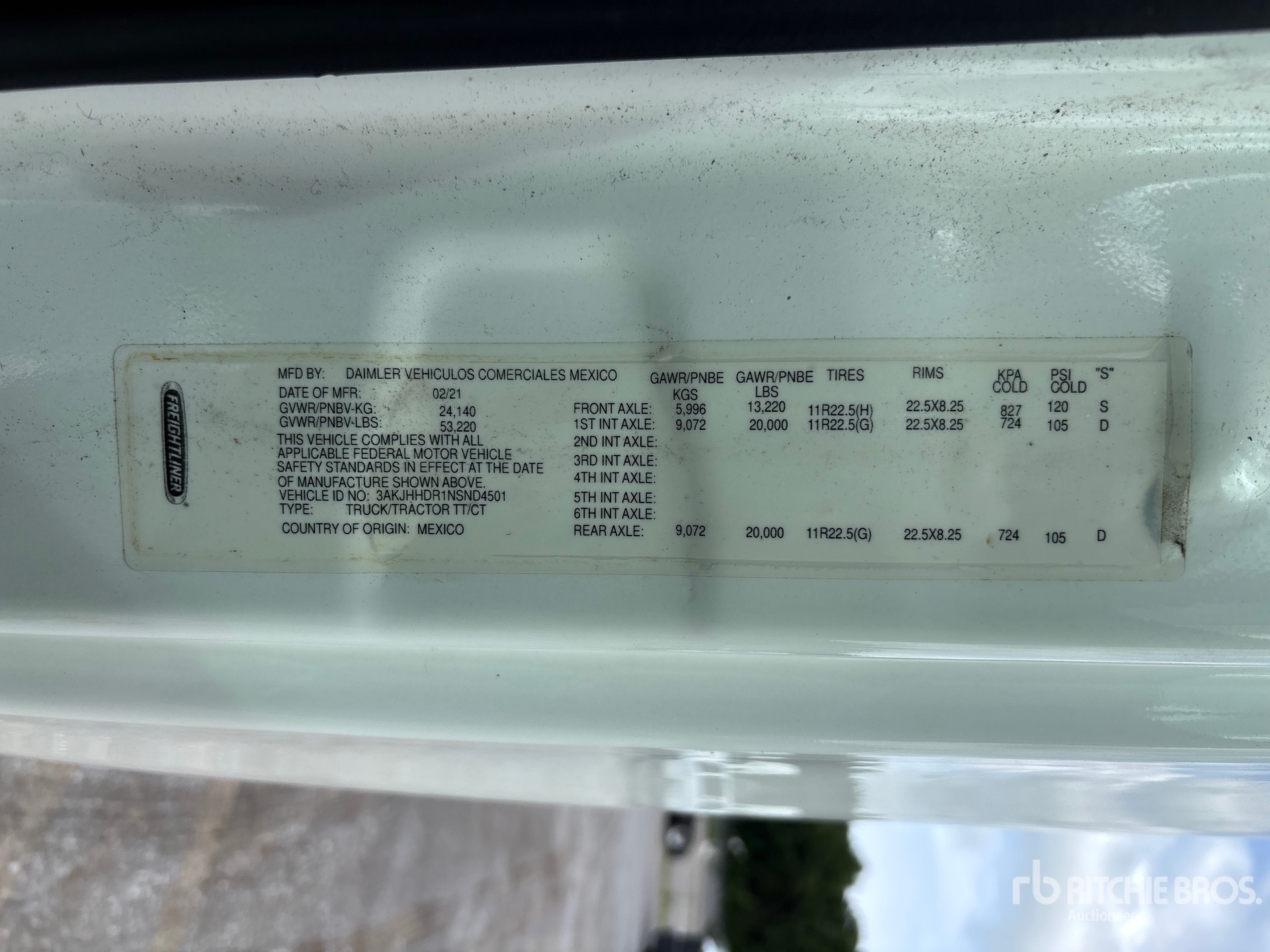 2022 Freightliner CASCADIA 126