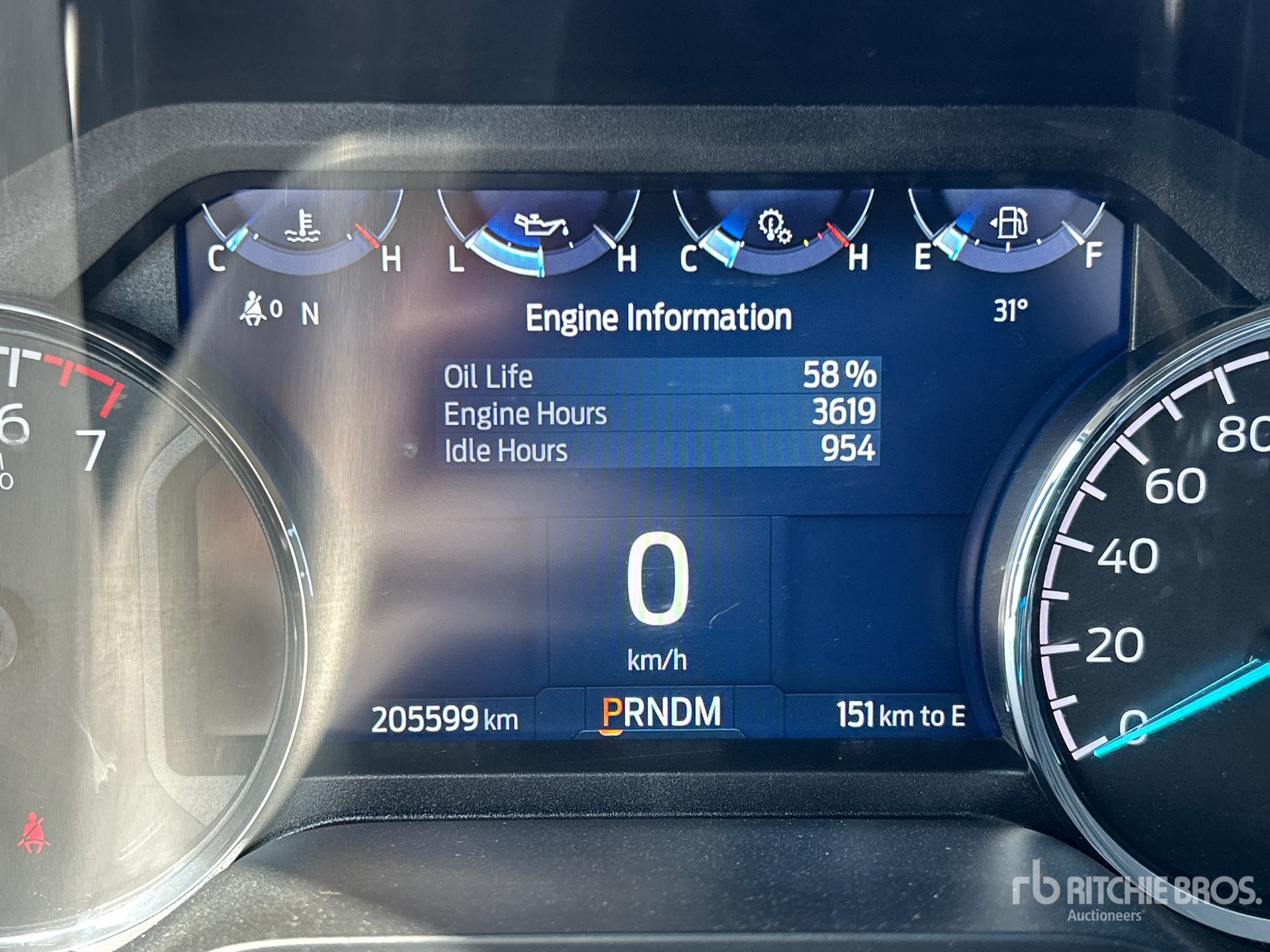 General Appearance with Hour Meter / Odometer