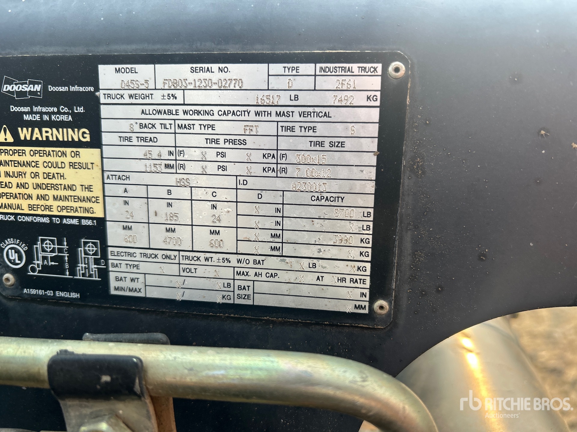 2011 Doosan D45S-5
