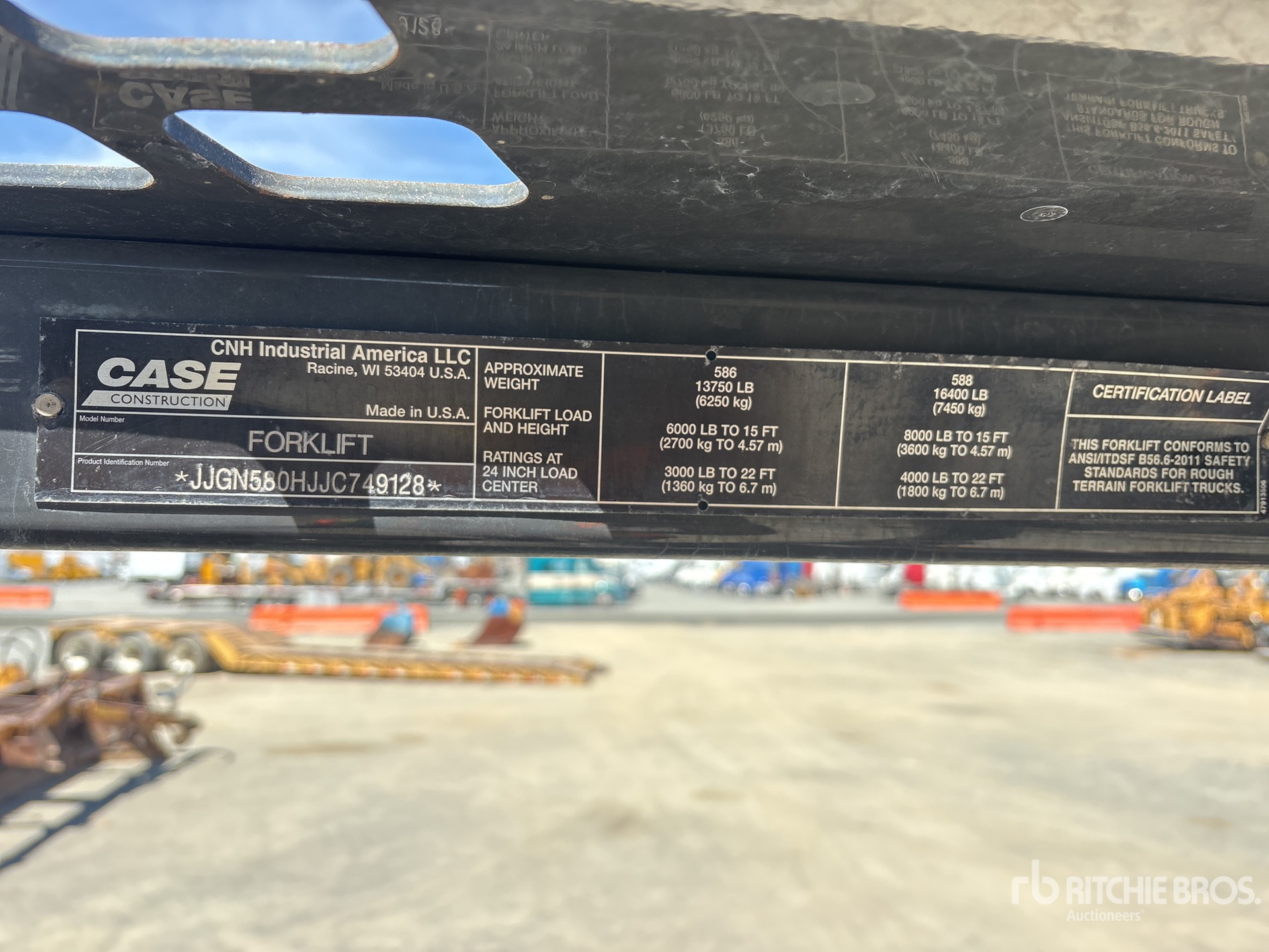 2018 Case 586H
