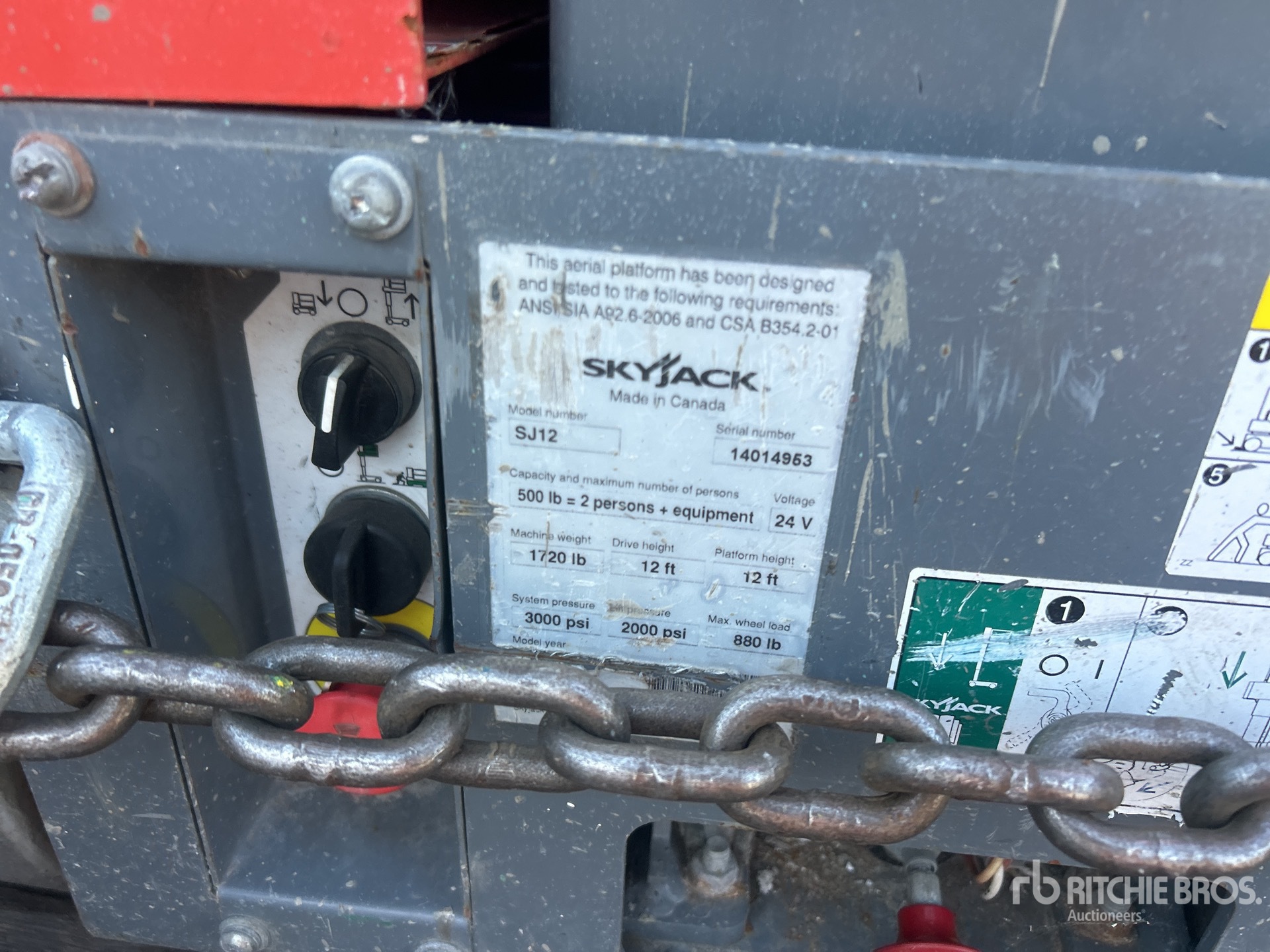 2018 Skyjack SJ12
