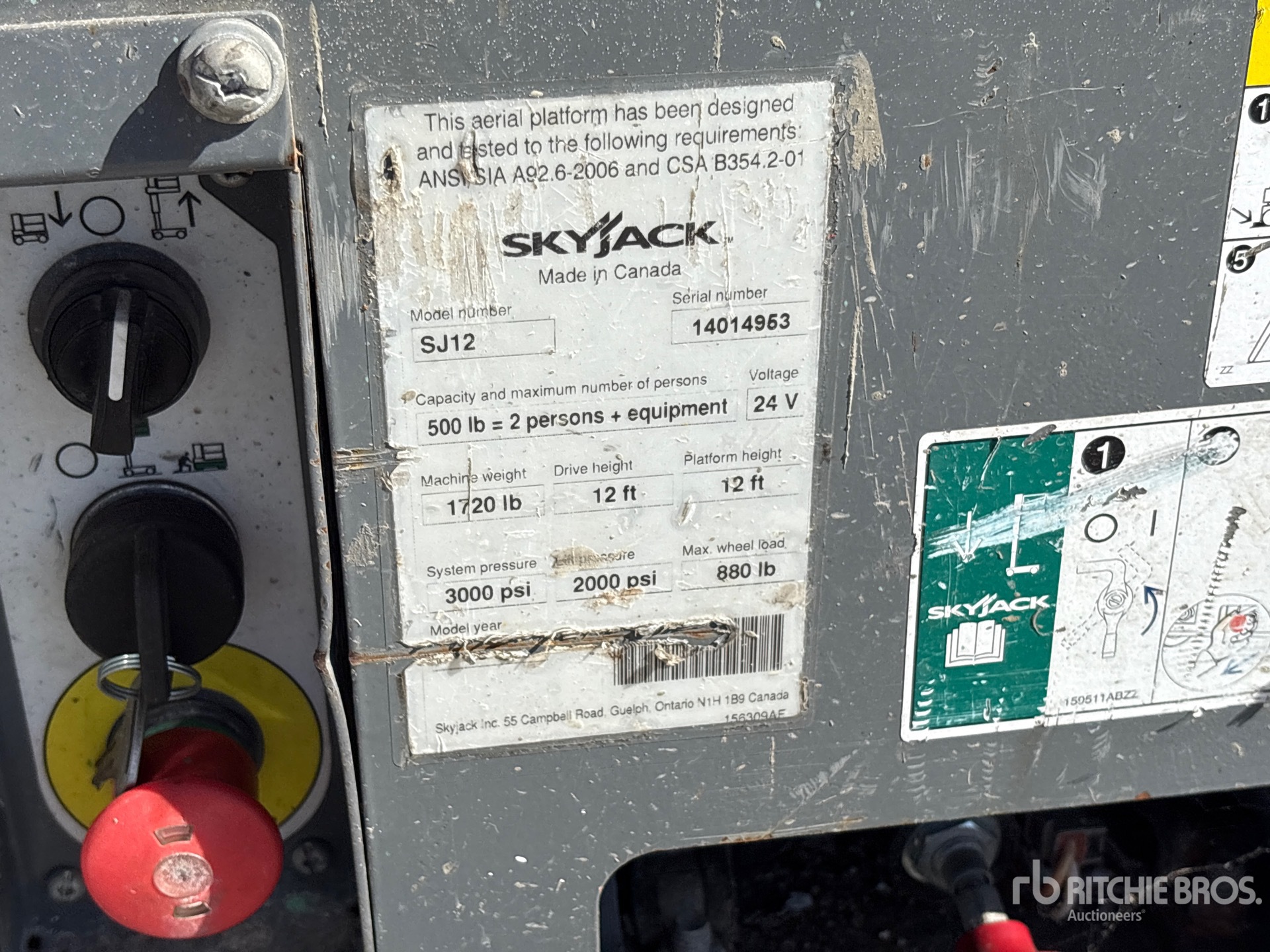 2018 Skyjack SJ12