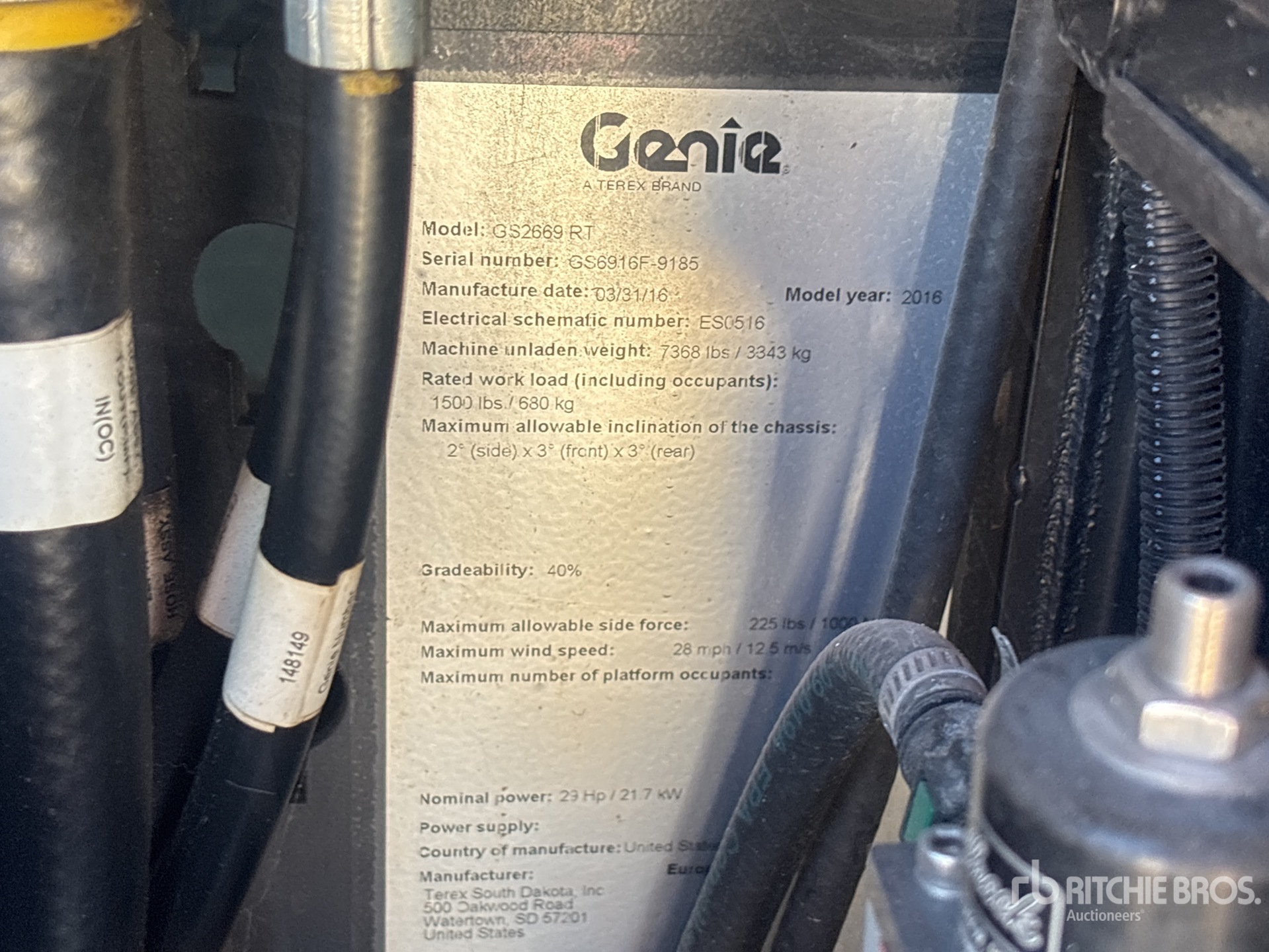 2016 Genie GS2669RT