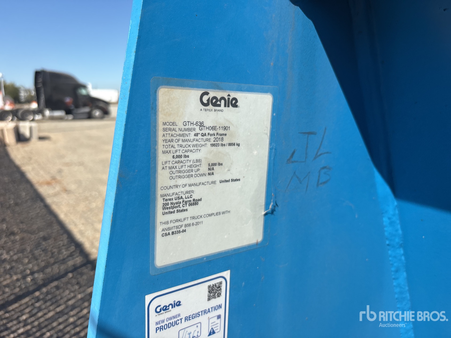 2018 Genie GTH-636