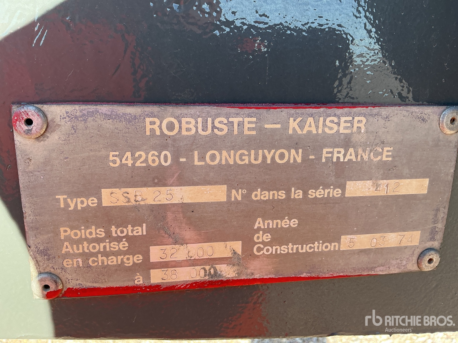 1974 Robuste-Kaiser ORIGINAL SSB-25