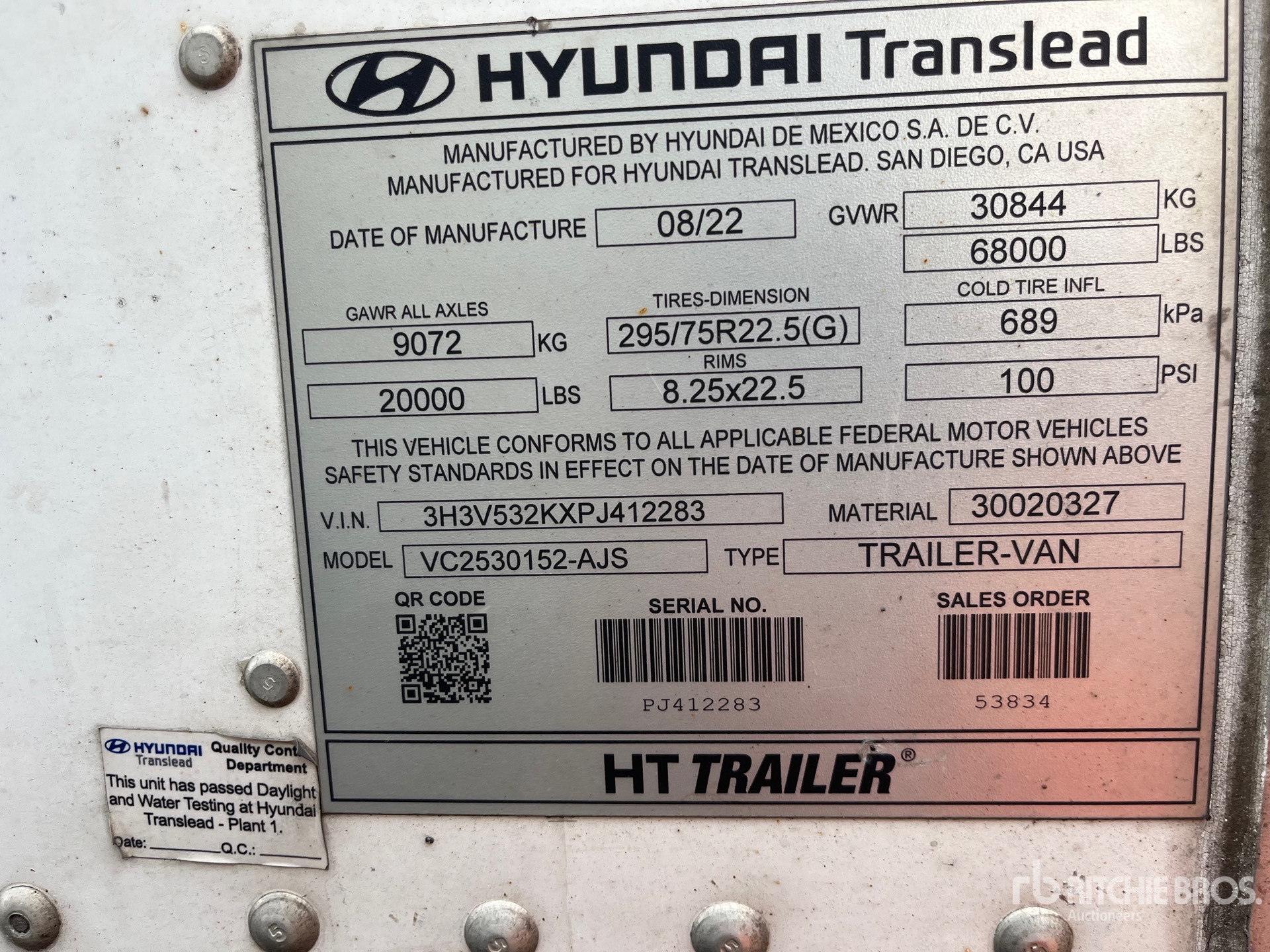2023 Hyundai VC2530152