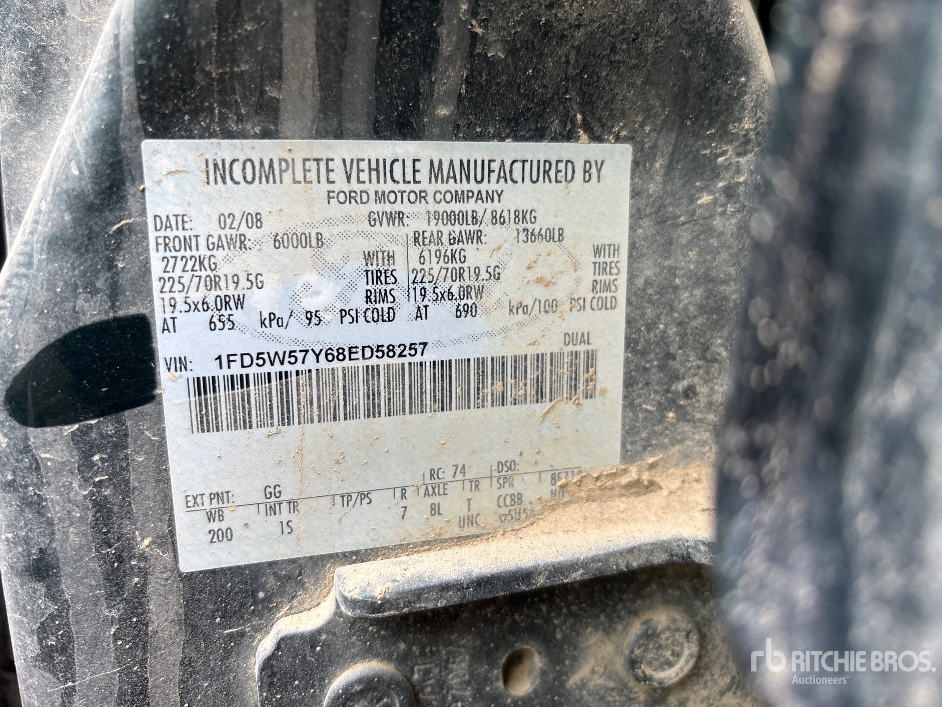 2008 Ford F-550